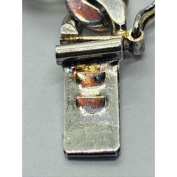 Authentic Tiffany & Co Ribbed Bar Curved Link Bracelet 7.25" - Picture 7 of 10